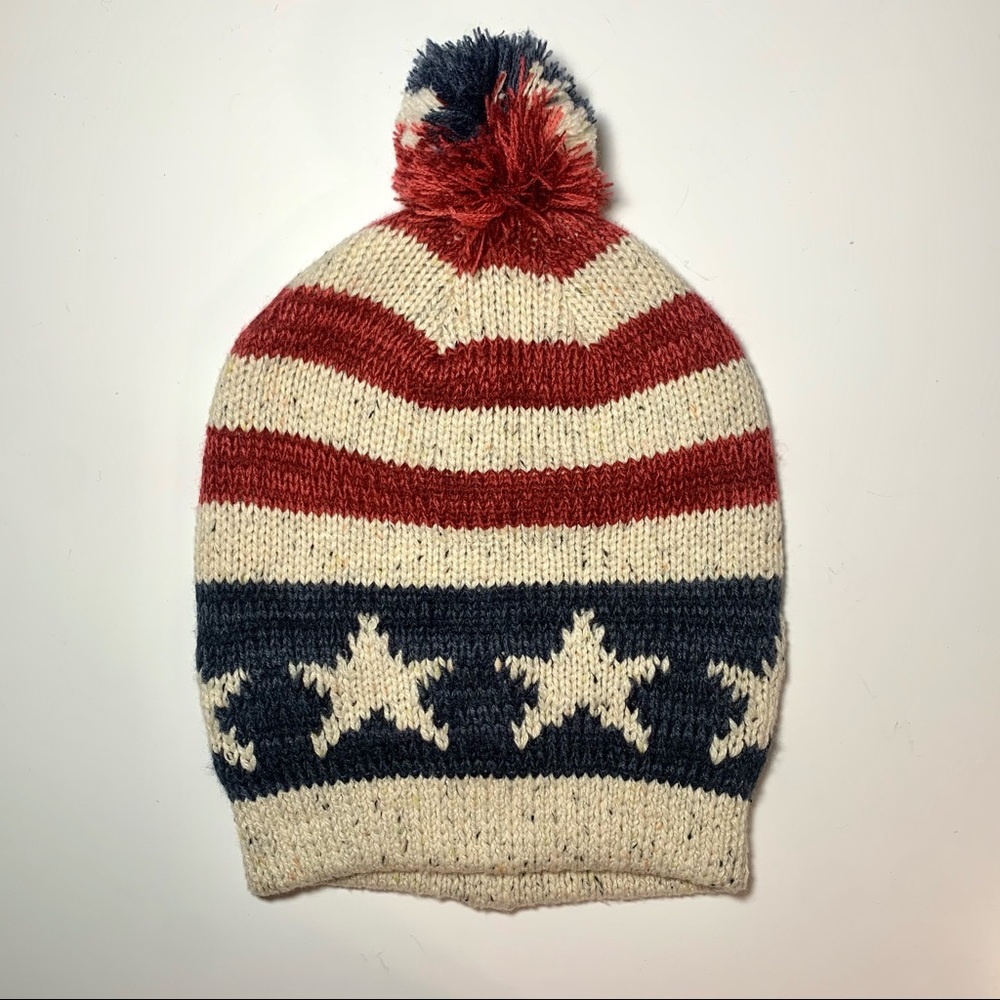American Flag Knit Beanie